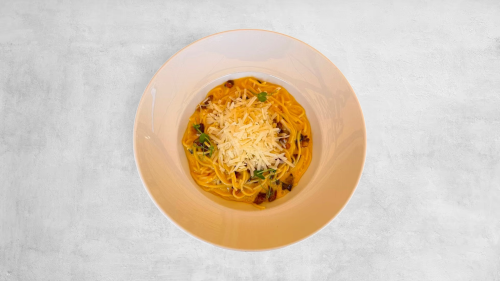 Klasszikus Carbonara Spagetti